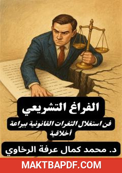 غلاف كتاب الفراغ التشريعي - فن استغلال الثغرات القانونية ببراعة أخلاقية