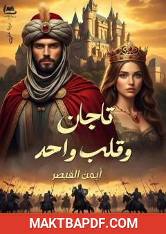 غلاف كتاب تاجان وقلب واحد