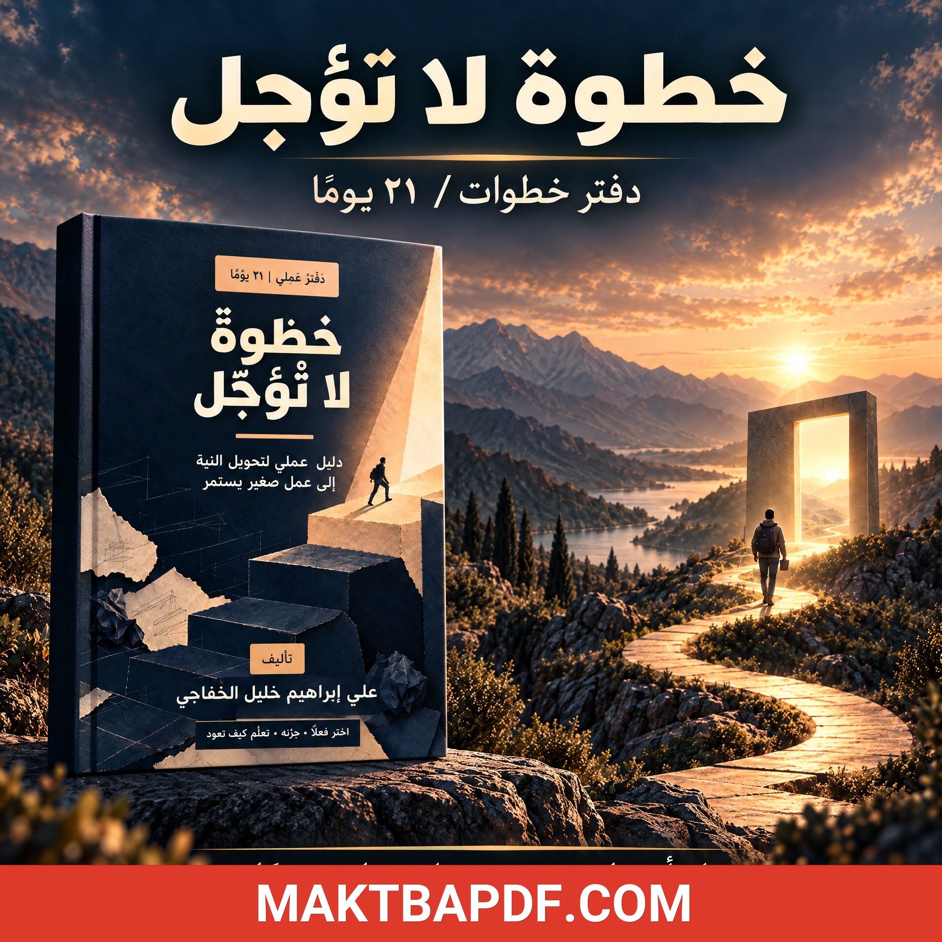 غلاف كتاب خطوة لا توجل