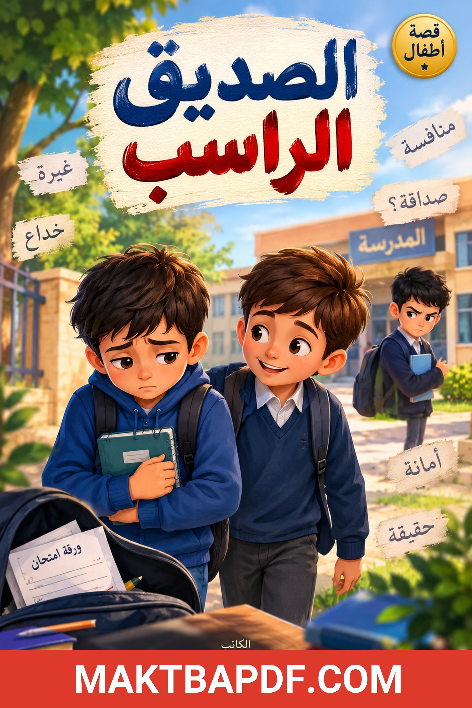 غلاف كتاب الصديق الراسب