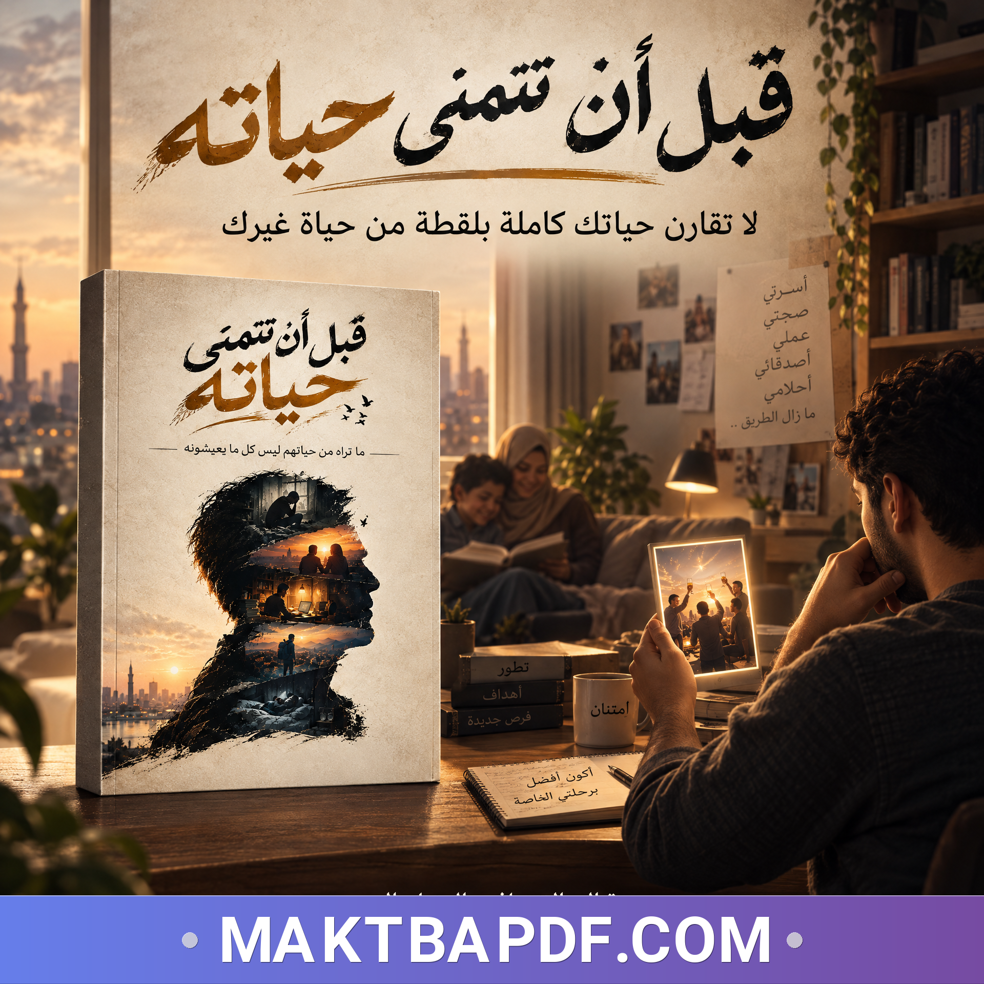 غلاف كتاب قبل أن تتمنى حياته